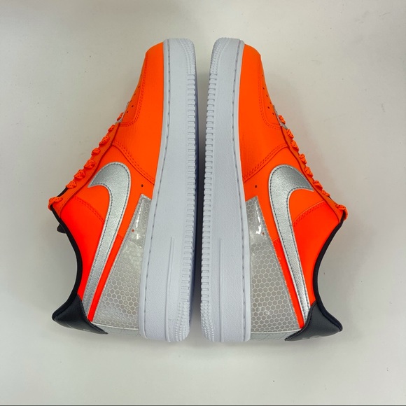 Nike Air Force 1 '07 LV8 3M Low Total Orange Mens - Picture 7 of 12